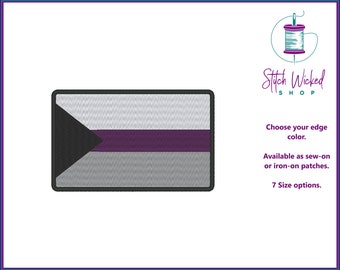 Patch Nation Demisexual Pride Button – Metall-Pin Mit LGBTQ-Flagge, 25x20 Mm