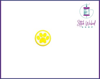 Parche De Impresión de Pata De Perro, Parches De Chaleco De Perro, Parche Bordado, Parche De Perro Para Arnés, Parche De Arnés De Perro, Parches De Perro, Insignia De Mérito Amarillo