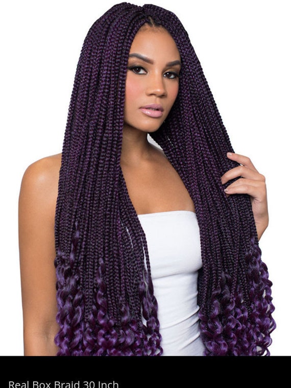 Urban Beauty 2x Real Box Braids Curl 30 Inch Etsy