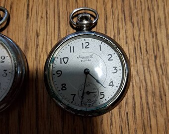 Ingersoll-Rand Double Succes Pocket Watch 