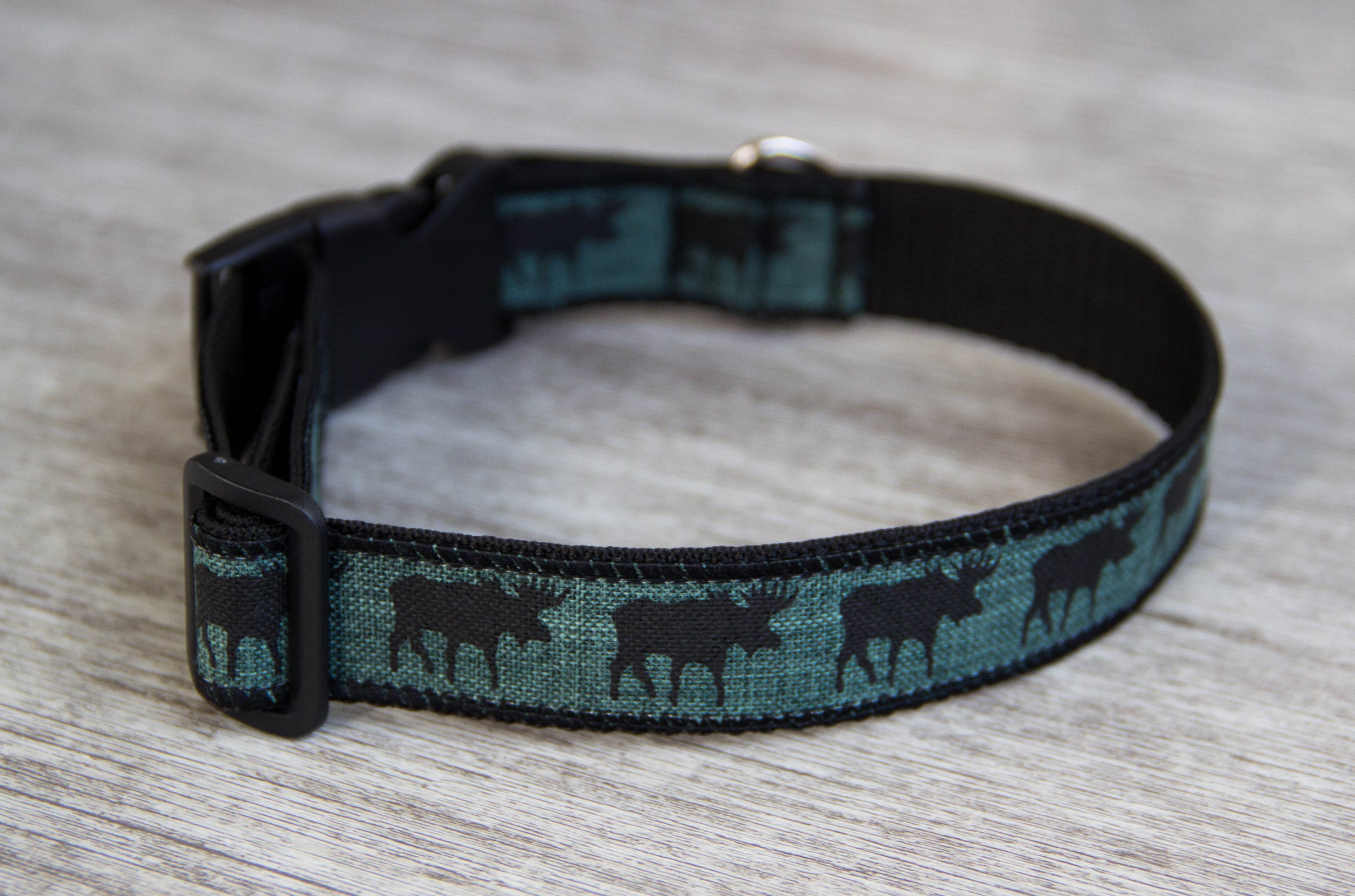 Moose Pet Wear Dog Collar University Illinois Adjustable Pet Collars 1 Inch Wide Made in The USA 