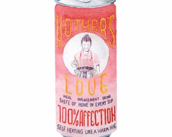 Mother's Love Can Giclée Print, 6x8 inches