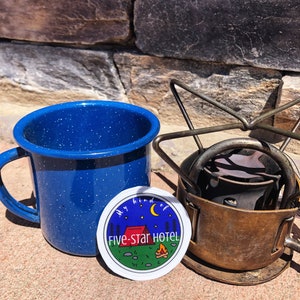 Camping Sticker &quot;My Kind of 5-Star Hotel&quot;