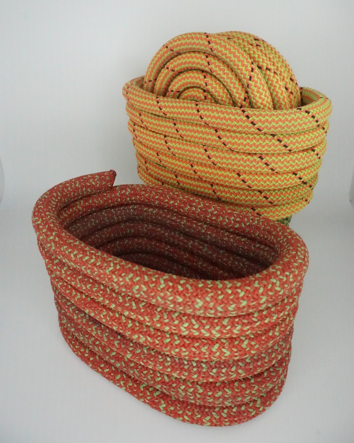 Recycled Rock Climbing Rope Coaster Caddy- Homewares & Storage - Etsy