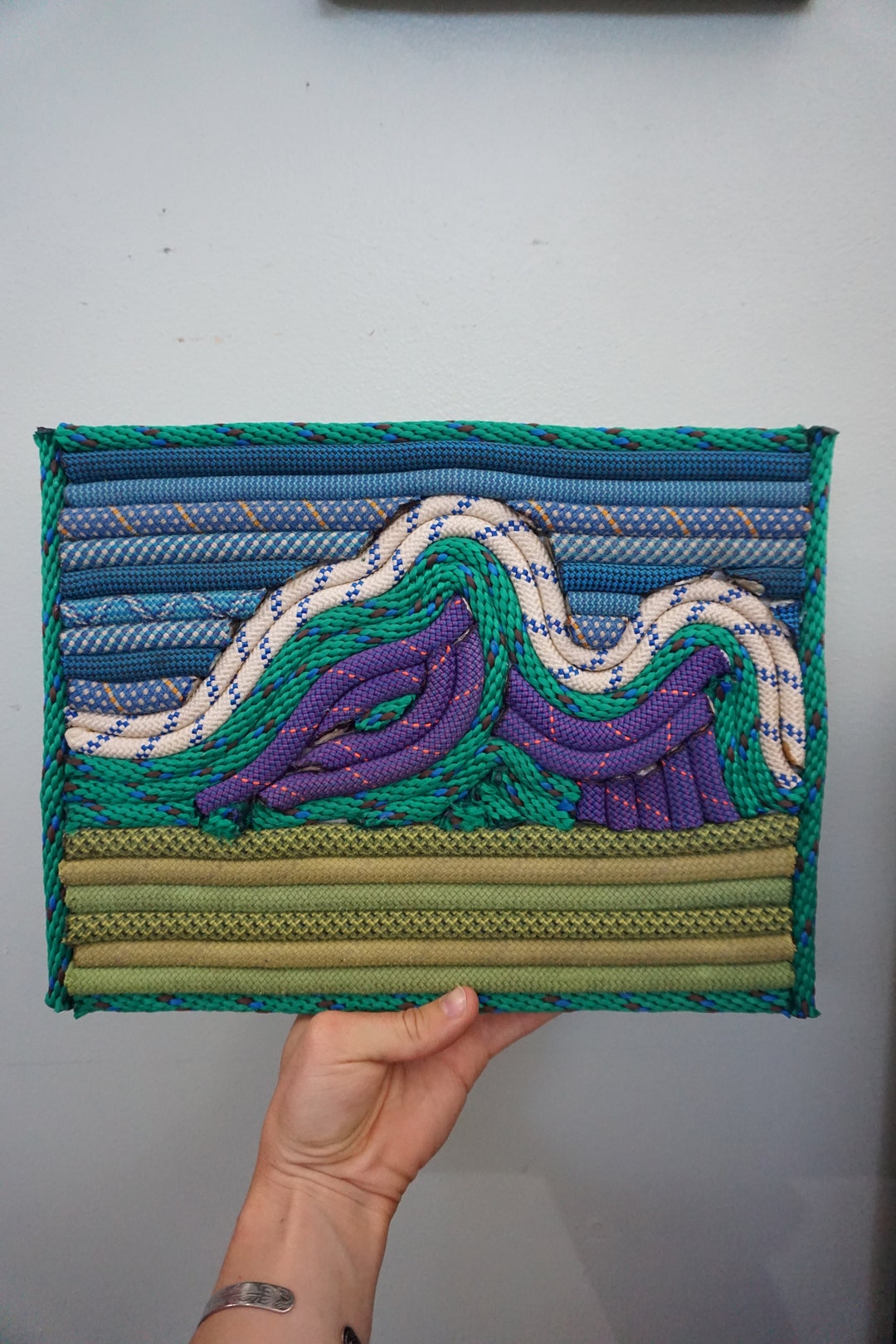 Recycled Climbing Rope Wall Art Etsy UK