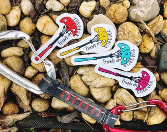 Rock Climbing Sticker "Friends are Forever"