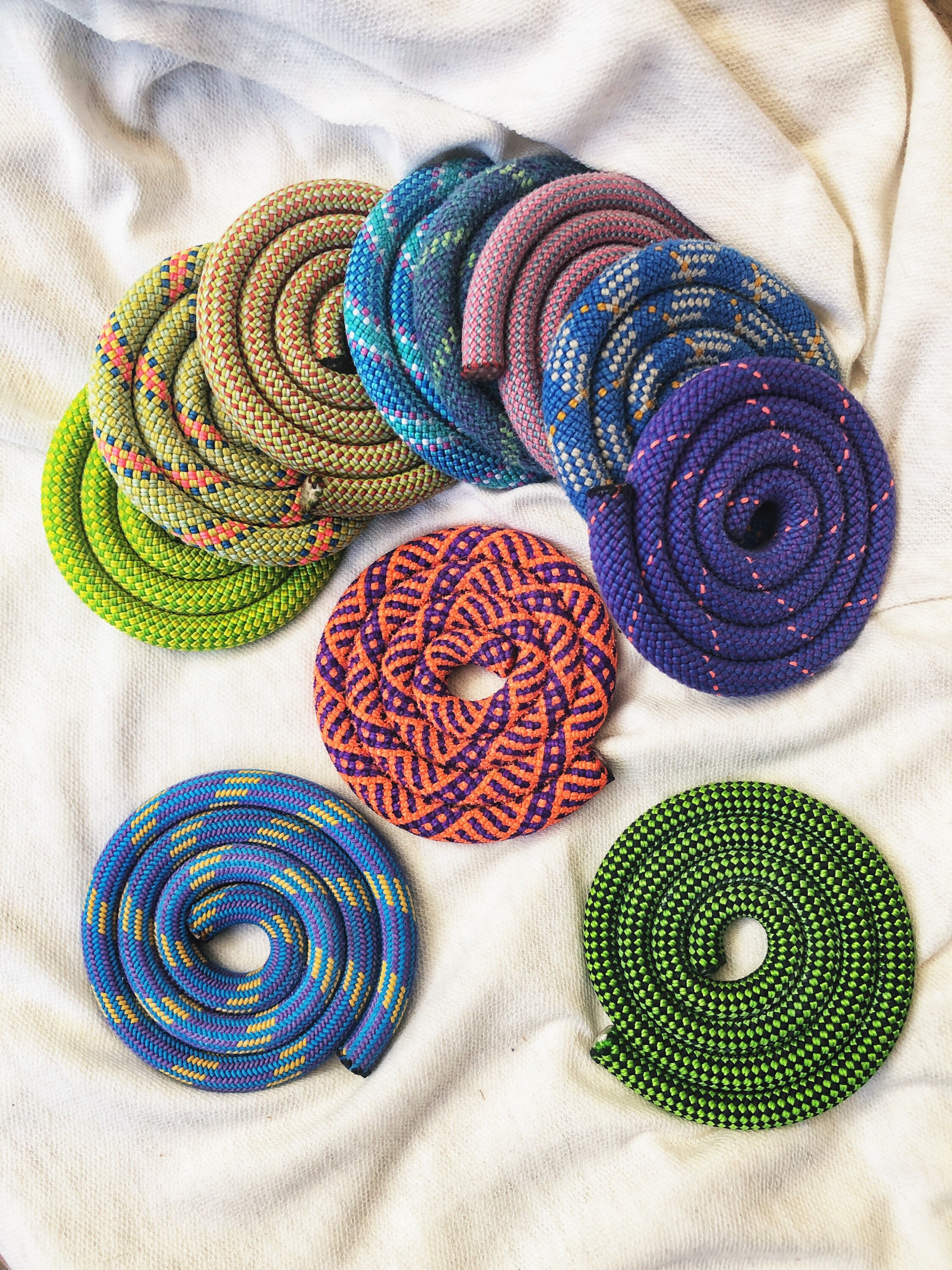 Recycled Climbing Rope Coasters Etsy