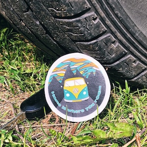 Vanlife Sticker &quot;Home is Where You Roam&quot;