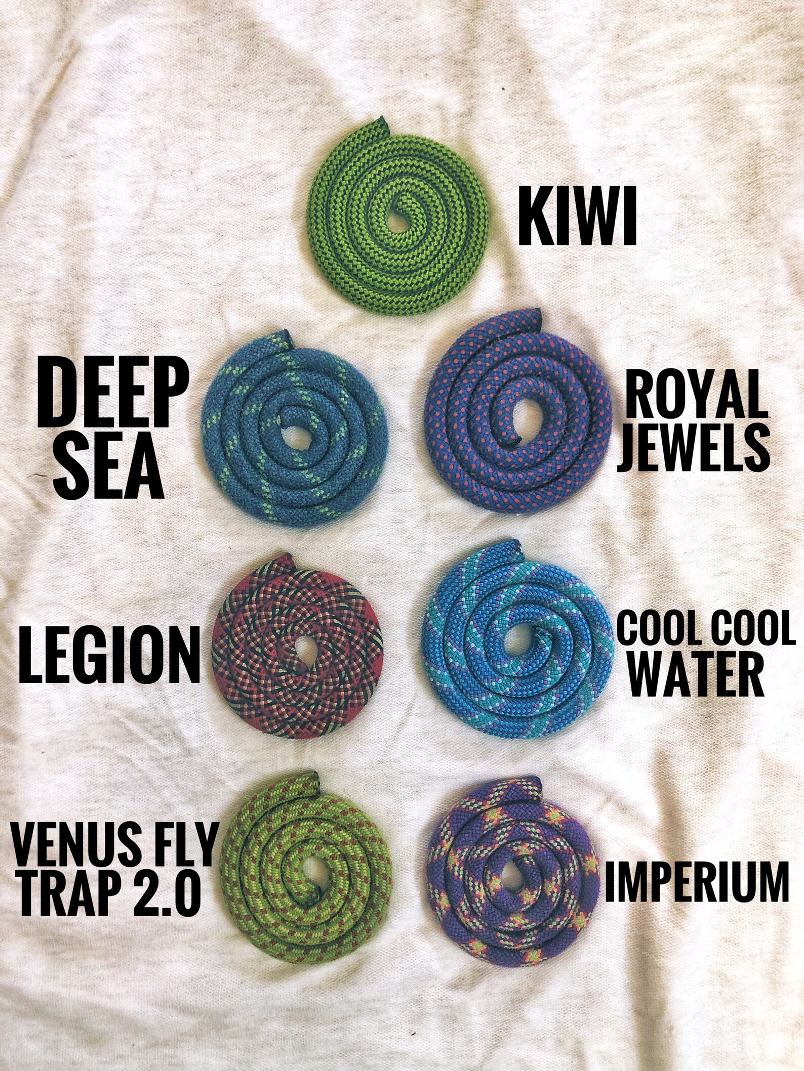 Recycled Climbing Rope Coasters Etsy