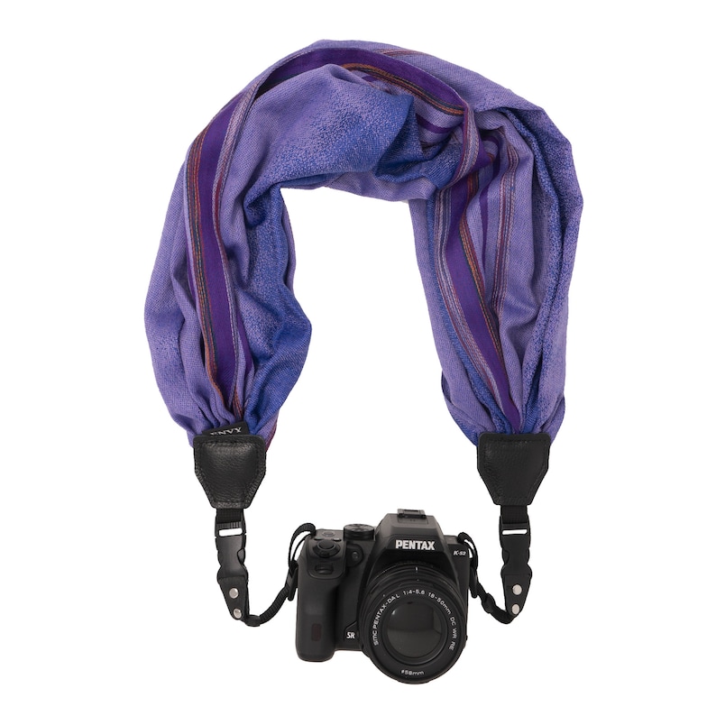 Faded Lines Camera Scarf Strap