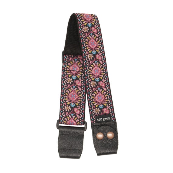 Strap On Embroidered Purse Straps ~ SILVER HARDWARE - Lil Bee's Bohemian