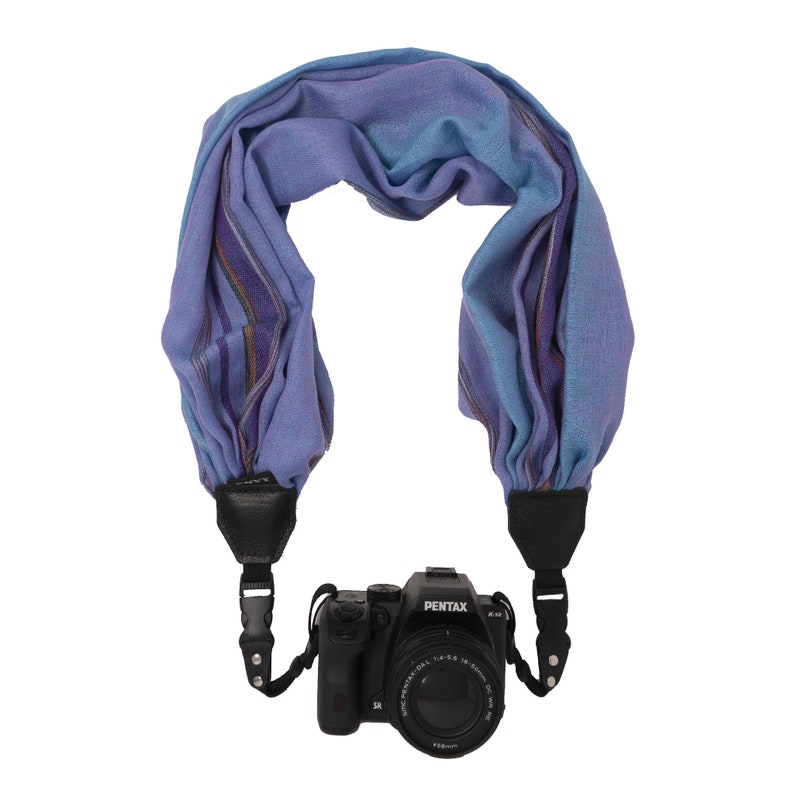 Faded Lines Camera Scarf Strap
