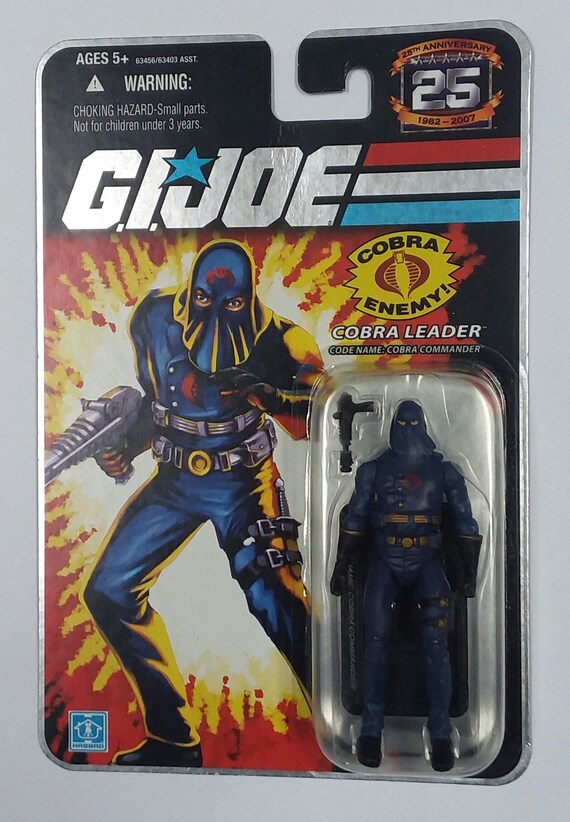 Moc G I Joe Cobra Commander Hooded Version 25th Etsy