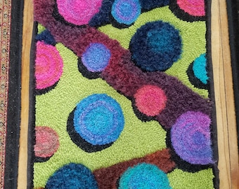 Gumballs #1 - Rug & Needlework PATTERN on Rug Warp / Linen / Burlap / Paper