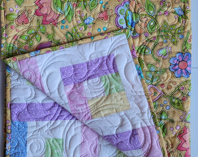 Wildflower Baby blanket Quilt