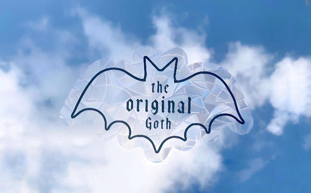 The Original Goth Suncatcher Window Decal, Bat Holographic Sticker