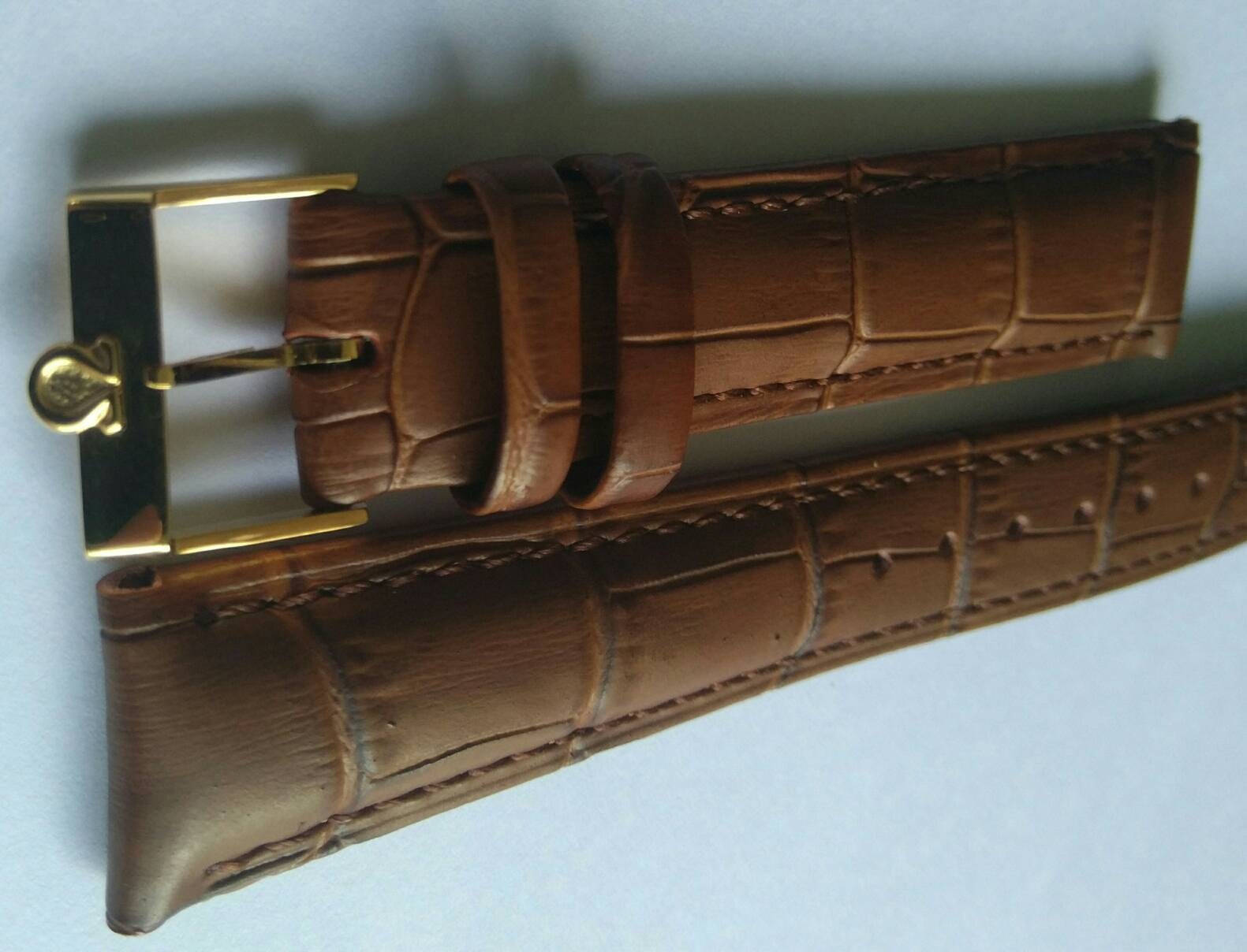 18mm Vintage Brown Omega Watch Band Bracelet Strap Watch Gold - Etsy Canada