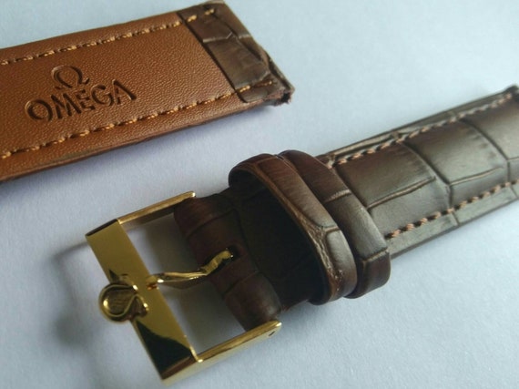 18mm vintage brown omega watch band 