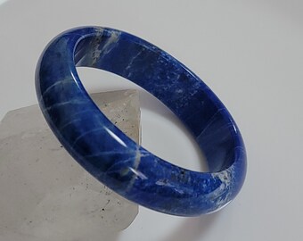62.3mm Natural Genius Lapis Lazuli Bangle (L276)