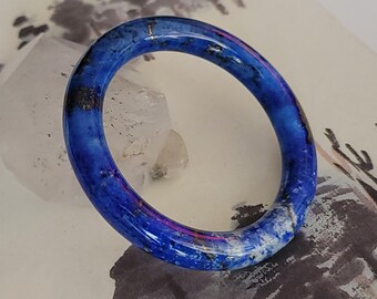 55.3mm Natural Genius Lapis Lazuli Bangle (L226)