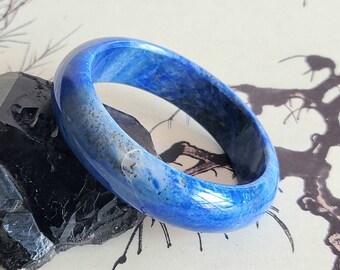 59.5mm Natural Genius Lapis Lazuli Bangle (L238)