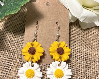 Sunshine Symphony Polymer Clay Earrings