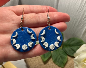 Celestial Charms Polymer Clay Earrings