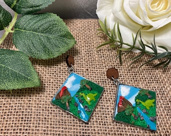 Bronto Bling Polymer Clay Earrings