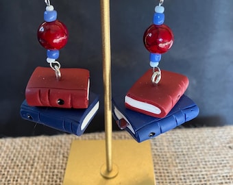 Old Souls & Spines Polymer Clay Earrings