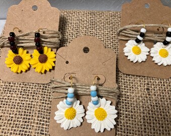 Beautiful Bouquet Polymer Clay Earrings