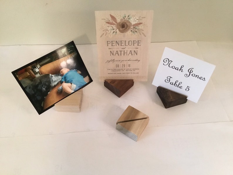 Wedding Card Holder Sets Of 6 Reception Decor Escort Card Etsy