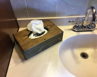 Wood Baby Wipe Dispenser: Nursery Decor Tissue Box Cover