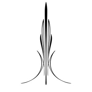 Pin Striping | Swoosh | Swish | Swirl | Line Art | Deco | Extensive Viny Colors | Custom-cut vinyl stickers for car, cup, and unique gifts