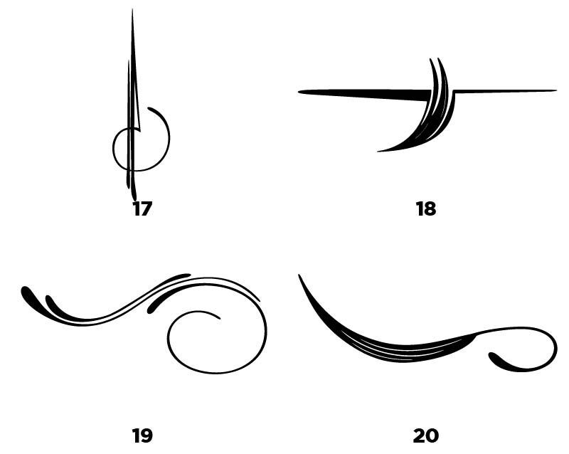 Pin Striping Custom Cut Different Style Vinyl Decal Chrome Etsy