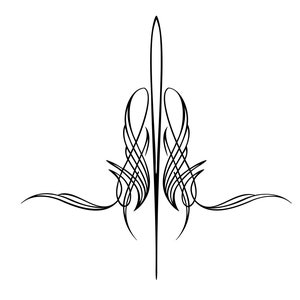 Pin Striping | Swoosh | Swish | Swirl | Line Art | Deco | Extensive Viny Colors | Custom-cut vinyl stickers for car, cup, and unique gifts