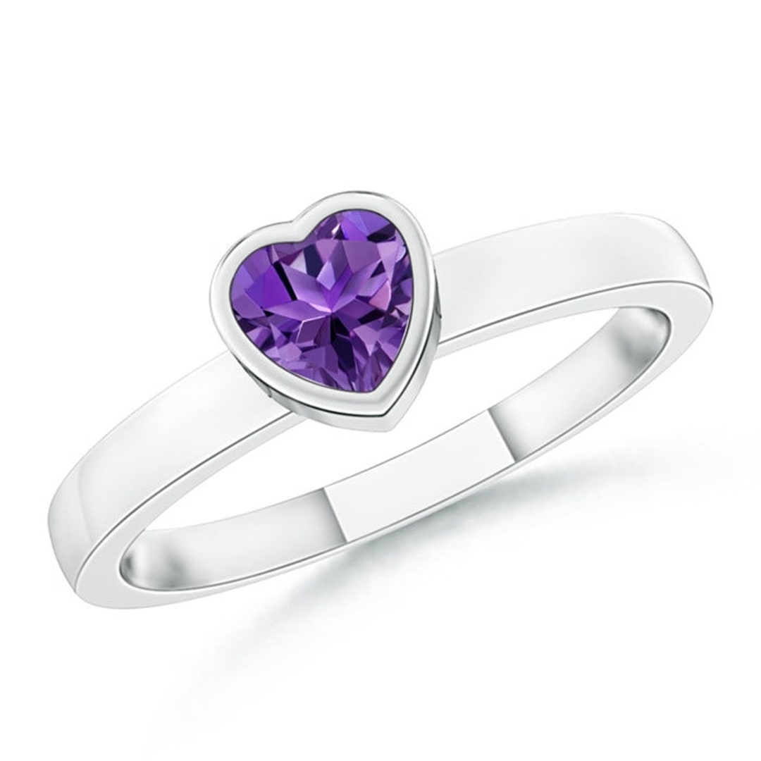 Beautiful Amethyst Ring, 925 Sterling Silver Ring, Feb Birthstone ...
