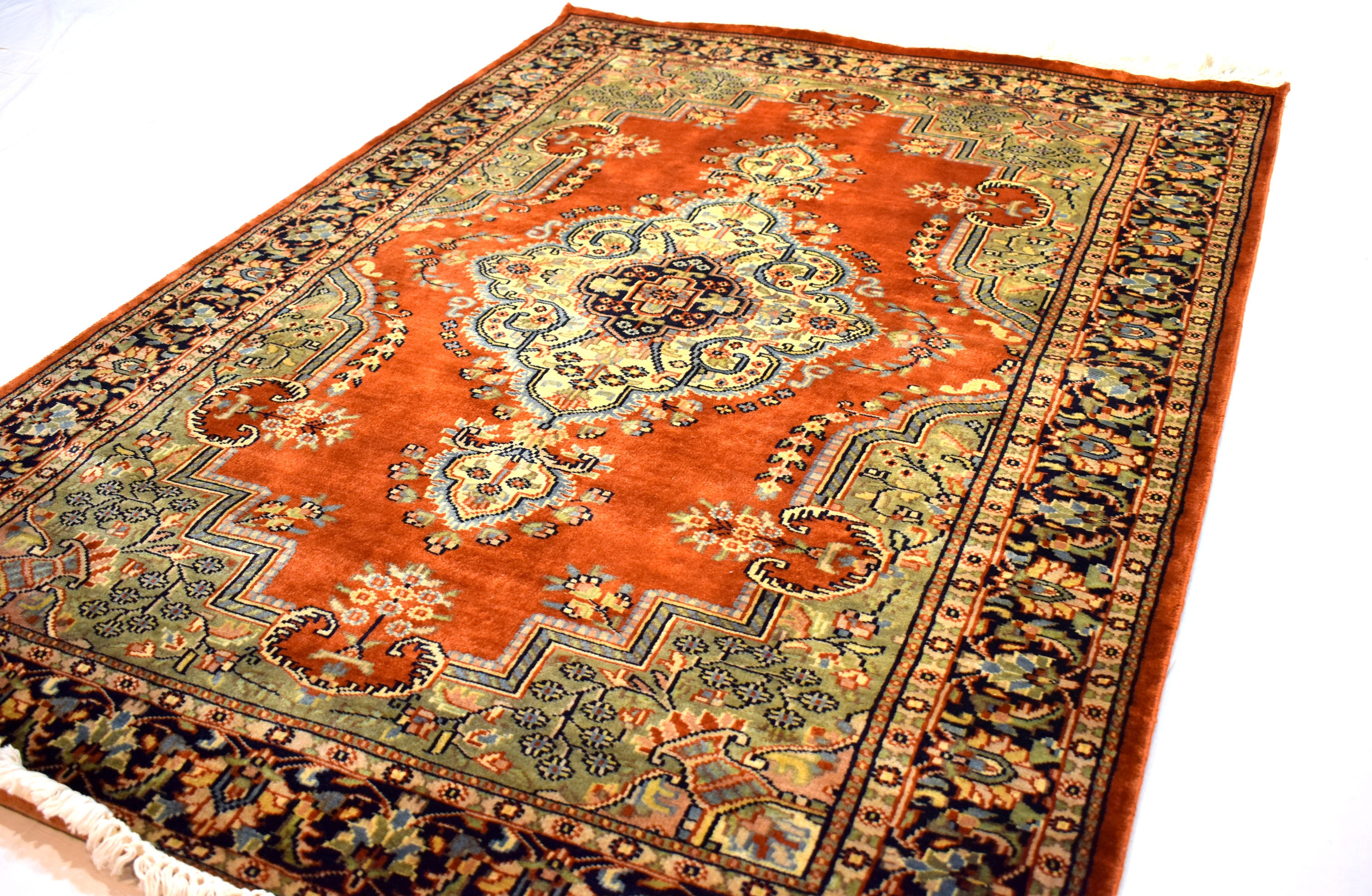 Handmade Wool Rug Handwoven Rug Persian Design Home Decorative Etsy UK
