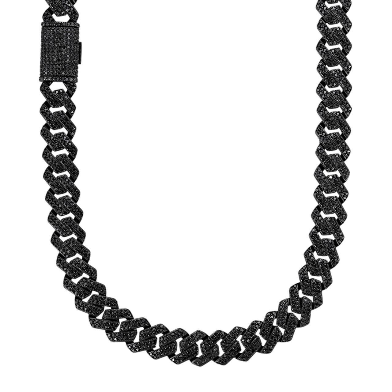 12mm キューバンチェーン s925 モアサナイト21 ct 早い者勝ち