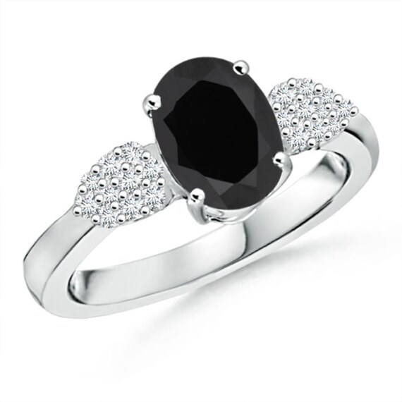 Beautiful Black Onyx Ring for Her, 925 Sterling Silver Ring