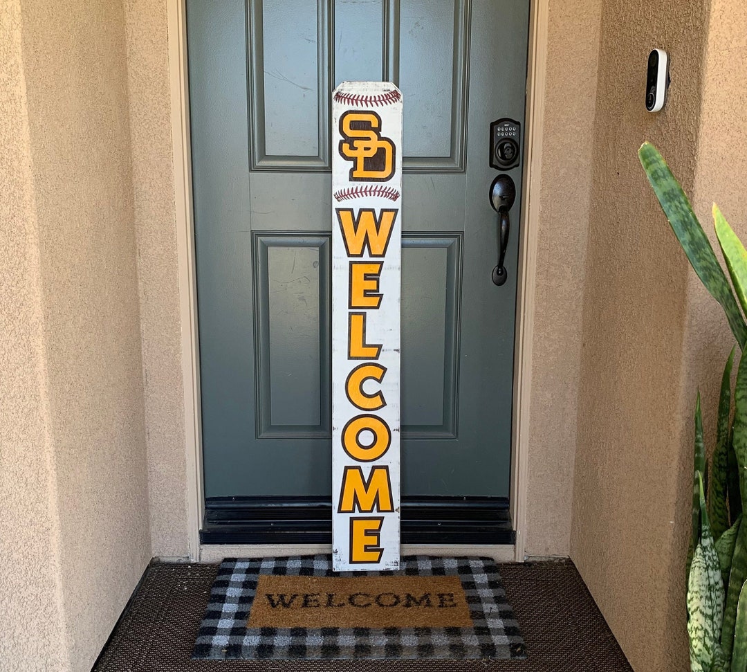 Padres Sign for Front Porch With 3d Laser Cut San Diego