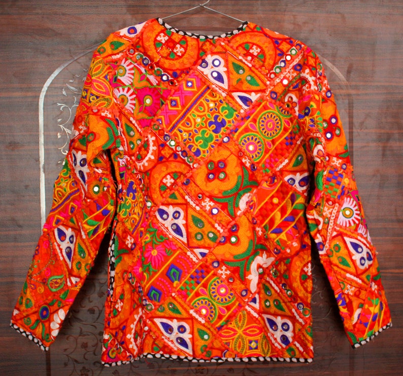 indian jacket boho jacket,Bohemian Jacket,Coat,designer coat. Vintage Patchwork Kutchi Embroidered JacketsCoat boho embroidered jacket