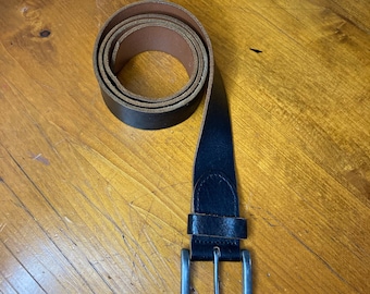 Vintage Ahlemeister Brown Leather Belt.