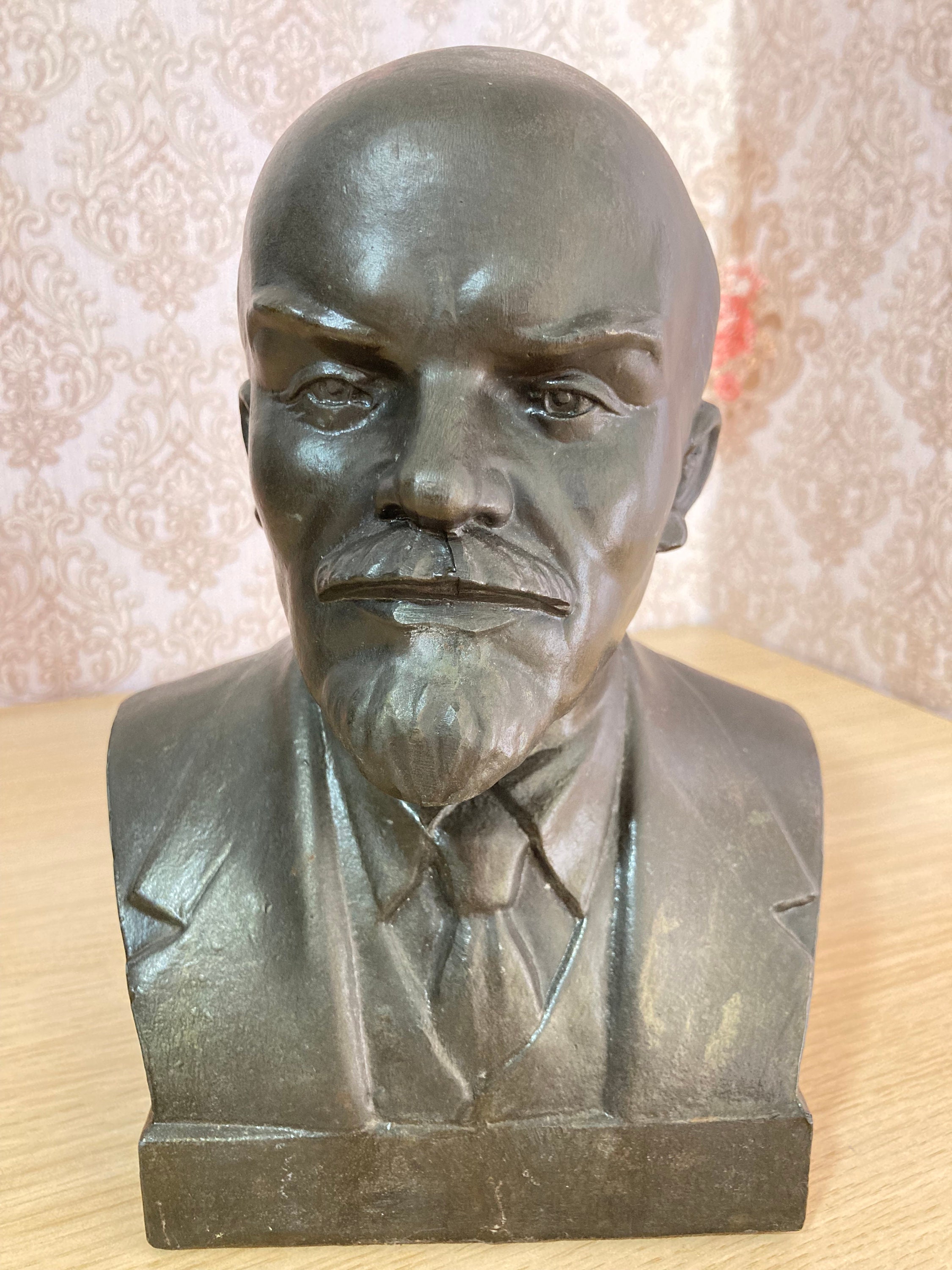 Vintage Statue Figurine Bust Sculpture Lenin Soviet USSR - Etsy