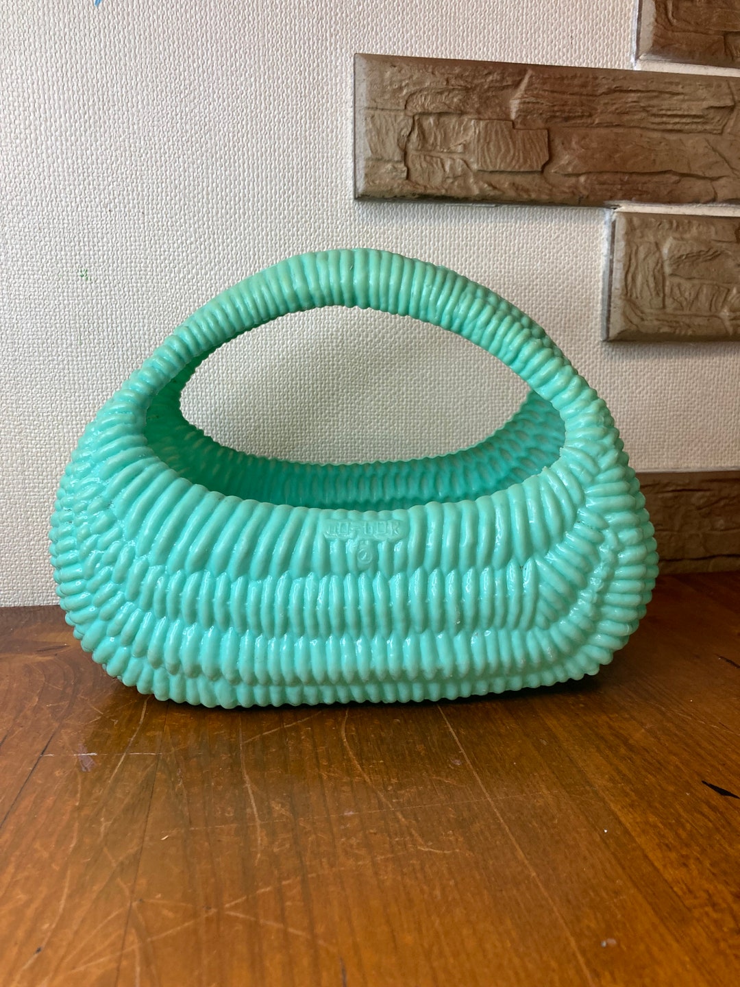 Vintage Plastic Ukrainian Toy Basket Vintage Plastic Soviet Toys Basket