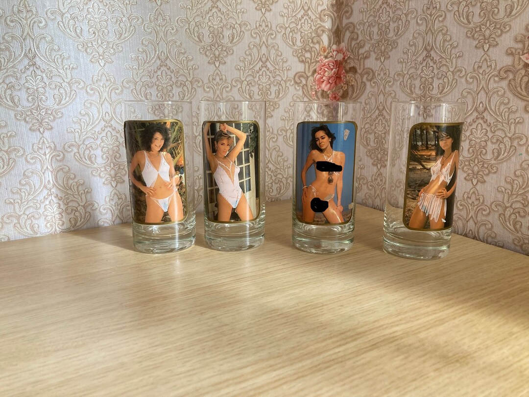 Vintage Mature Sip N Strip Nude Drinking Glasses Spencer - Etsy UK