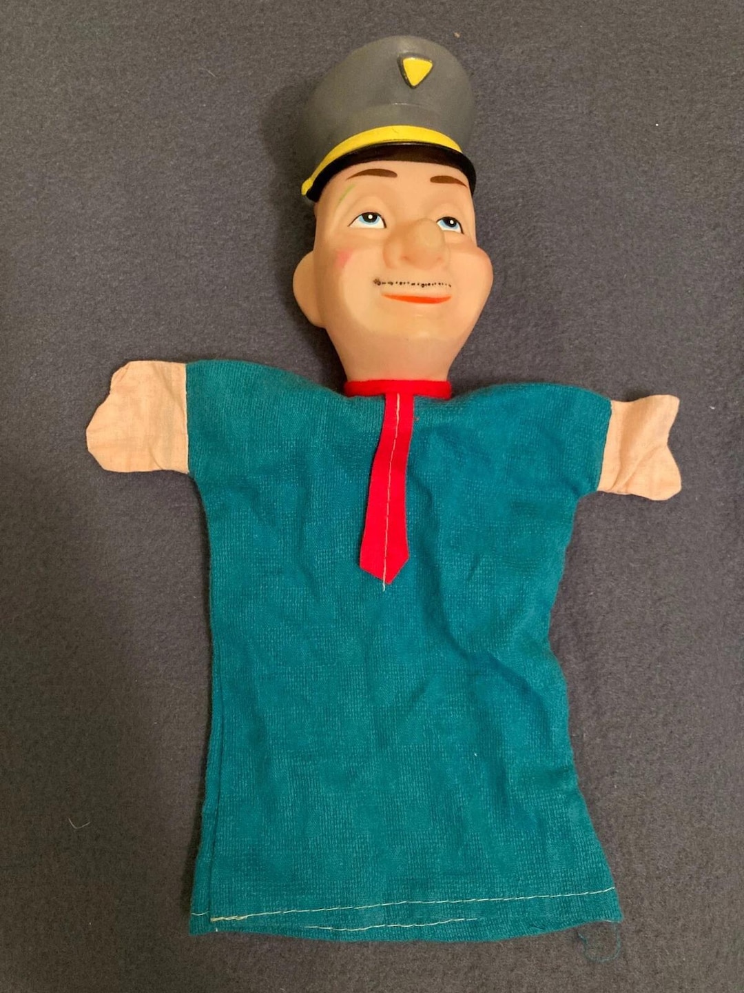 Vintage Theater Puppet, Head With Fabric Glove, Puppet Character for ...
