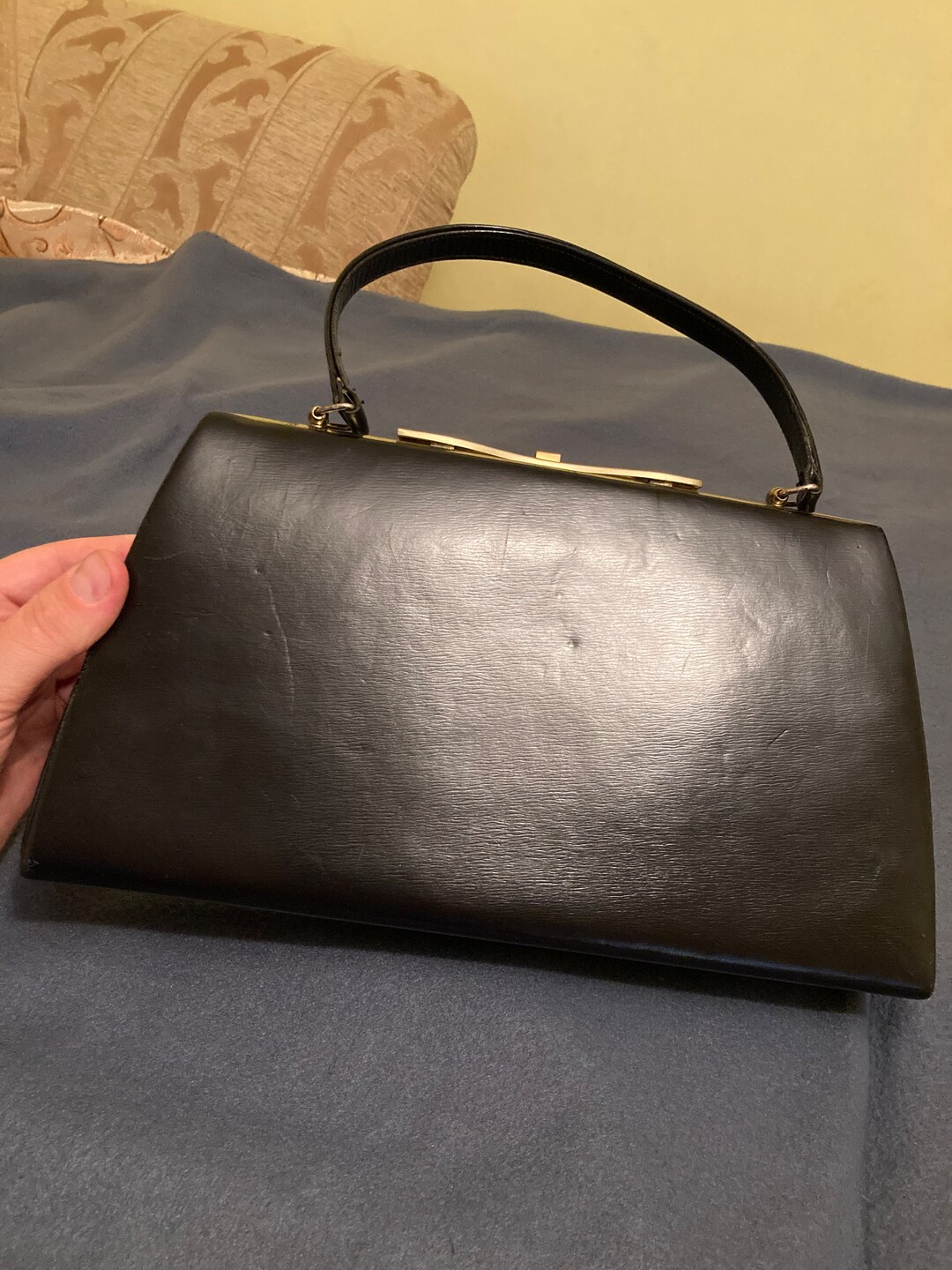 Vintage Leather Women's Bag WINSLEY Made in England. Vintage Bag, Women
