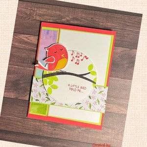 Handcrafted Congrats card