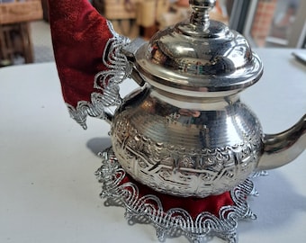 Handmade Moroccan Teapot Holder and Placemat Small