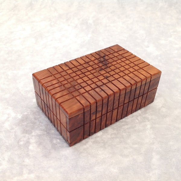 Handmade Wooden Puzzle Box Small